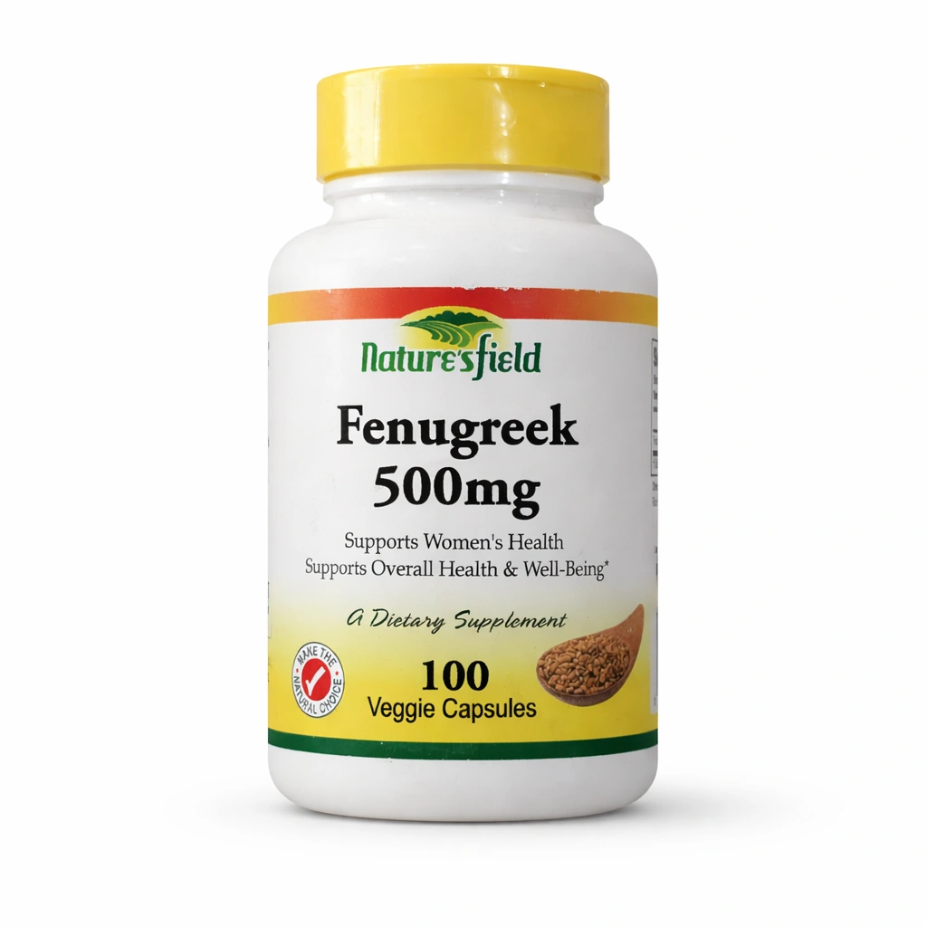 Nature's Field Fenugreek 500 mg x 100 Veggie Capsules