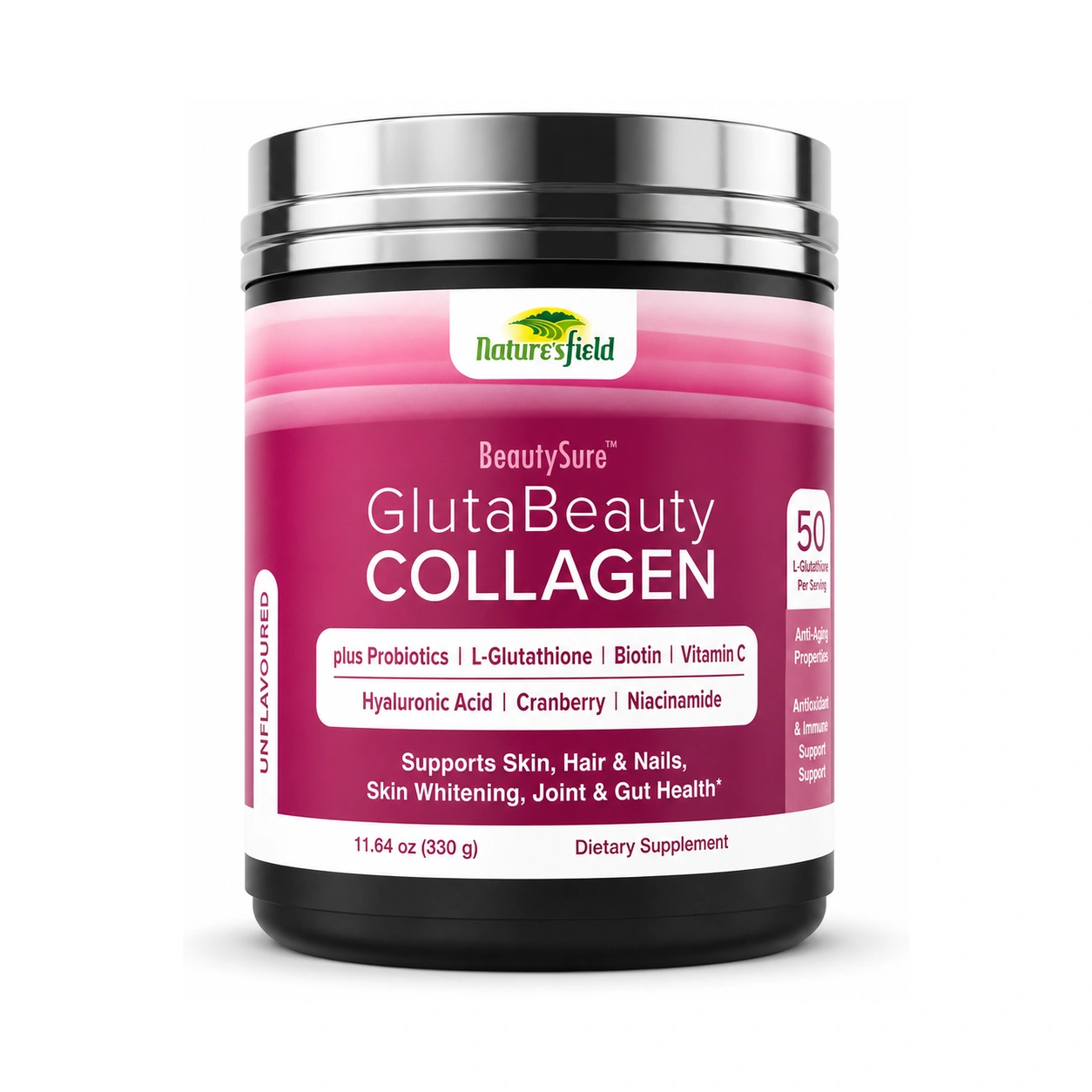 Nature's Field BeautySure GlutaBeauty Collagen Powder 330 g