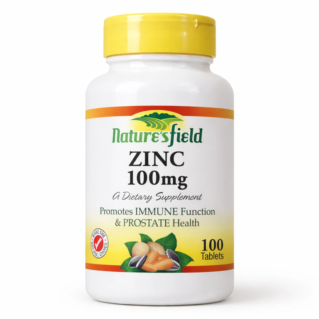 Nature's Field Zinc 100 mg x 100 Tablets