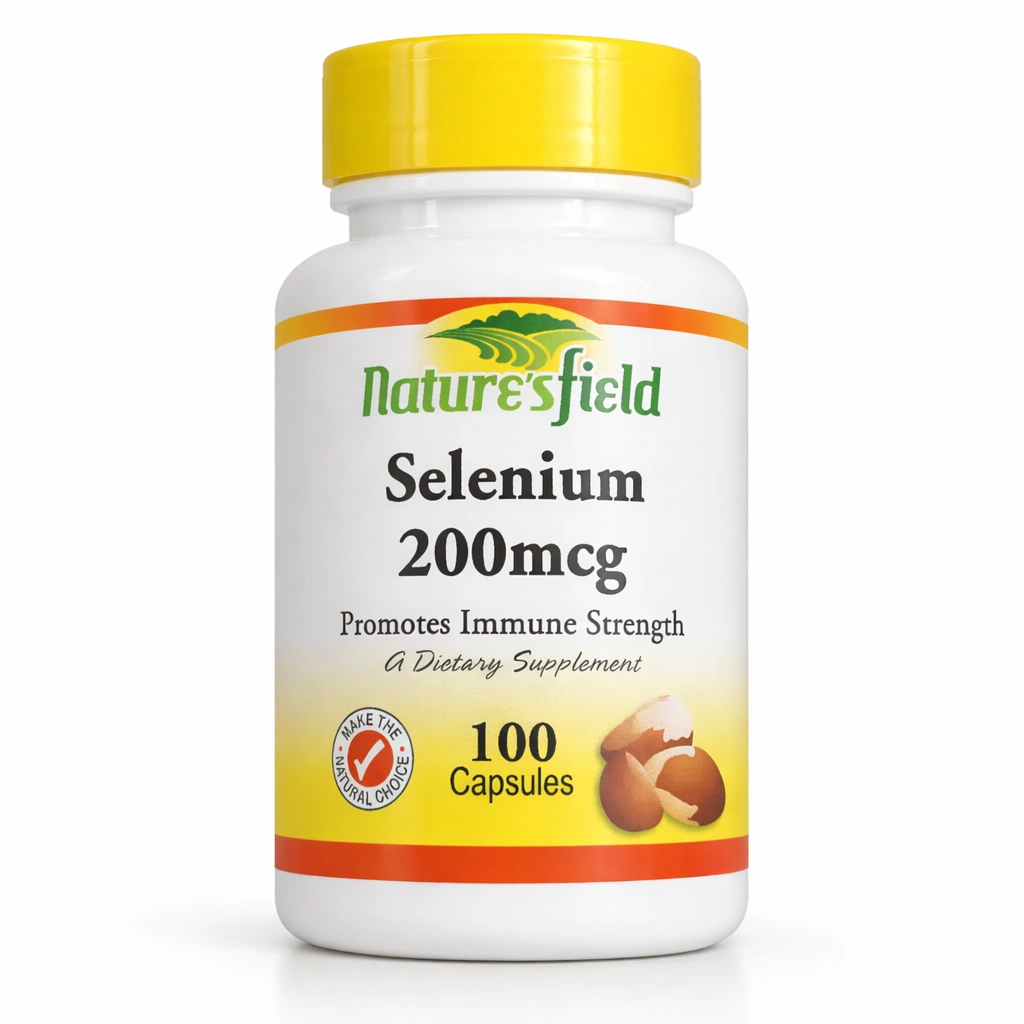 Nature's Field Selenium 200 mcg Capsules x 100 Capsules
