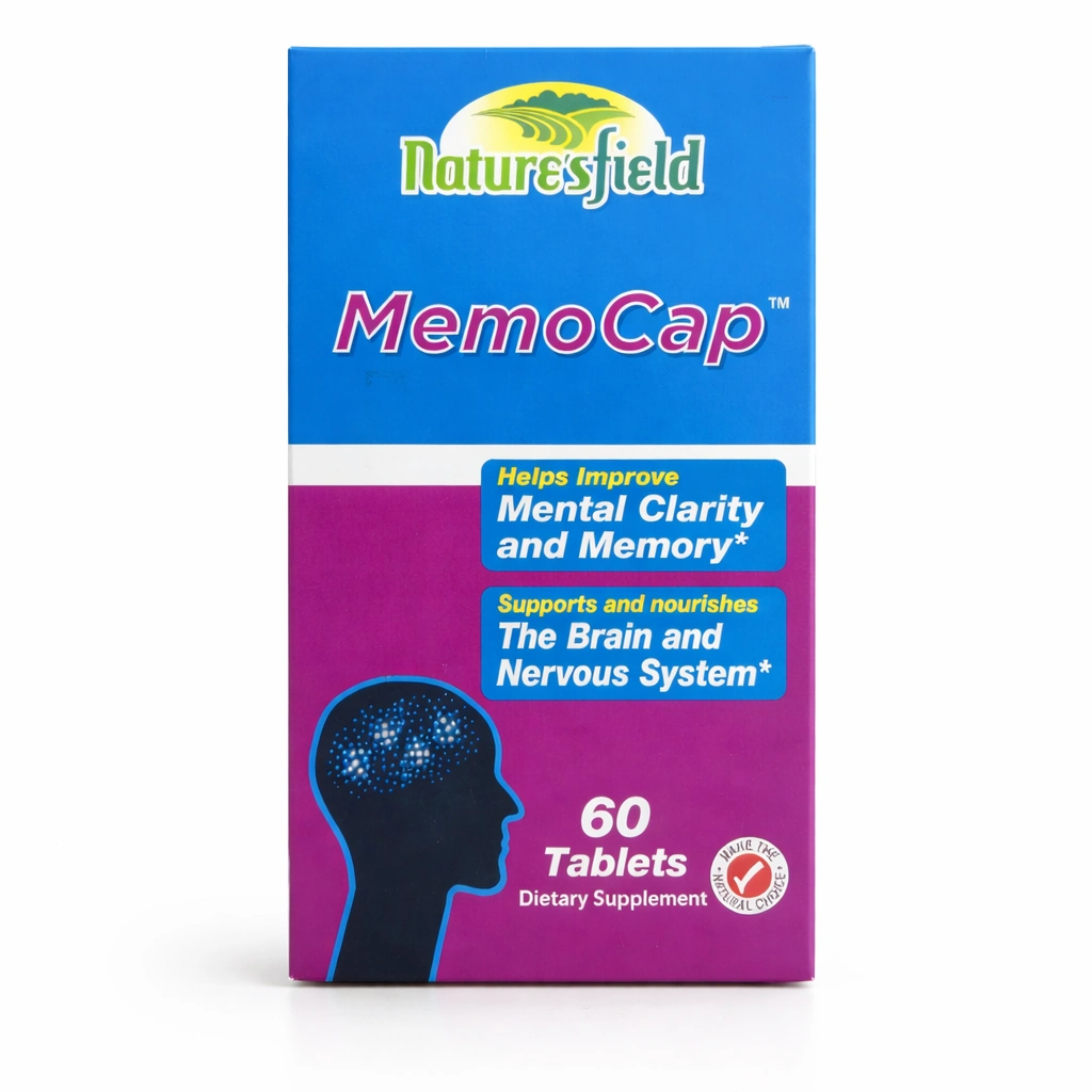 Nature's Field MemoCap Dietary Supplement x 60 Tablets