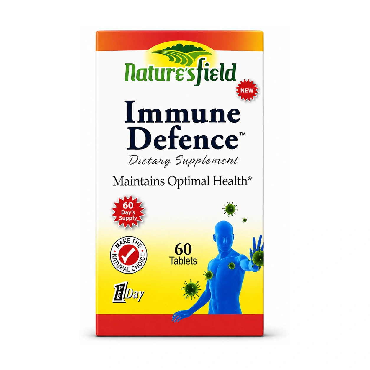 Nature's Field Immune Defence Dietary Supplement Tablets x 60 Tablets