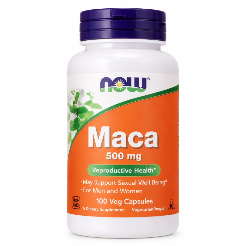 NOW Maca 500 mg Veg Capsules x 100 Capsules