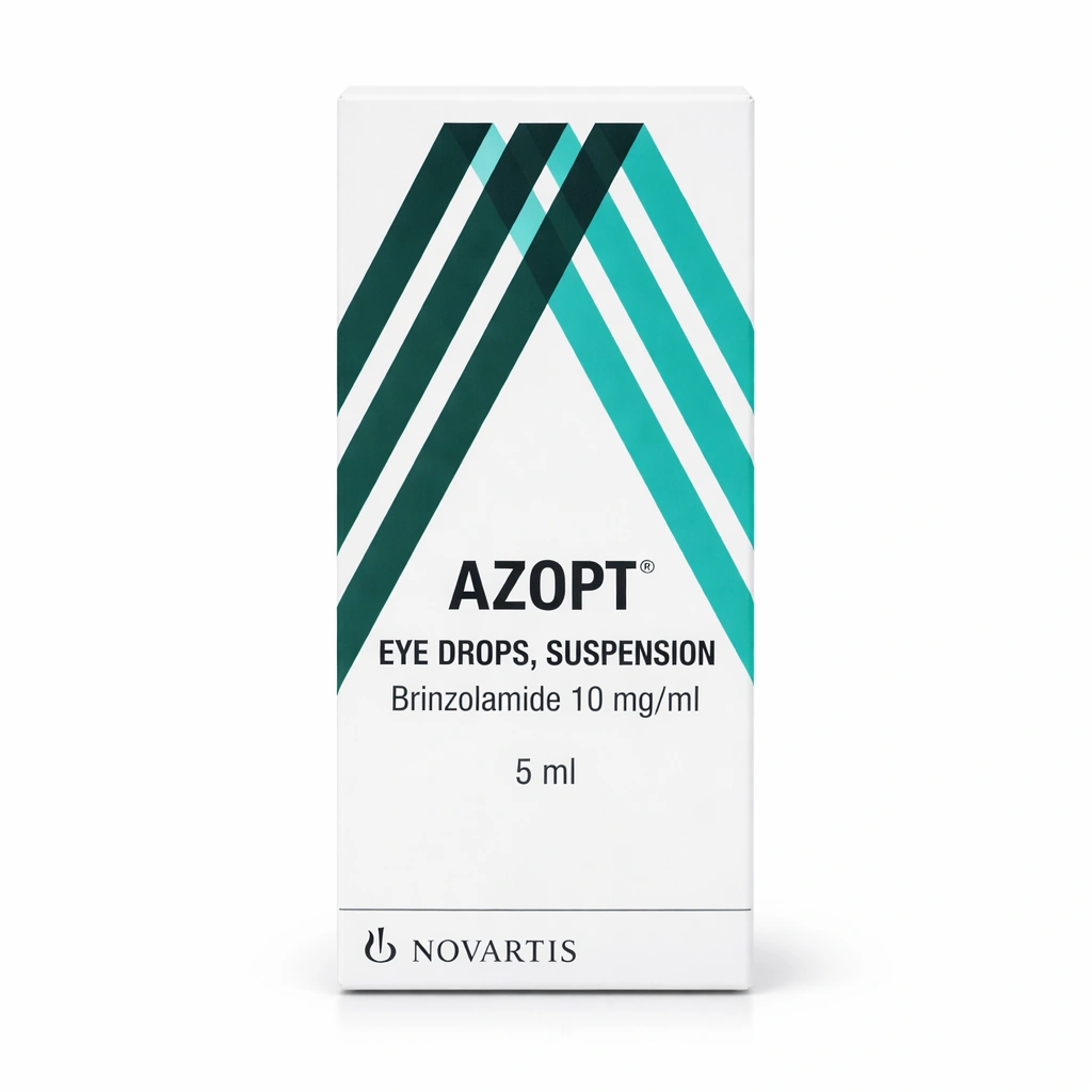 Azopt Brinzolamide Eye Drops Suspension 10 mg/ml 5 ml