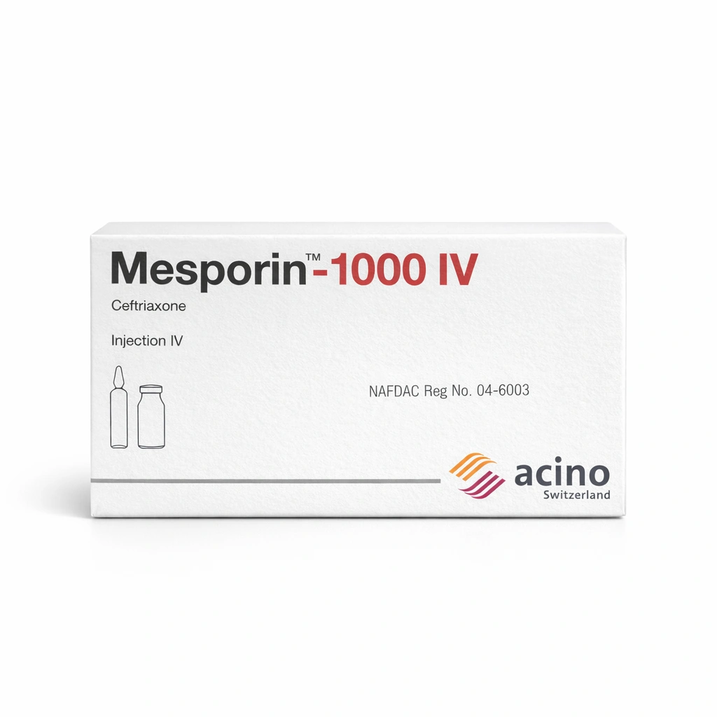 Mesporin 1000 mg Powder for Solution for I.V. Injection x 1 vials