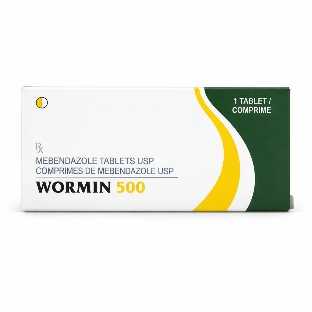 Wormin 500 Mebendazole Tablets USP 500 mg x 1 Tablets