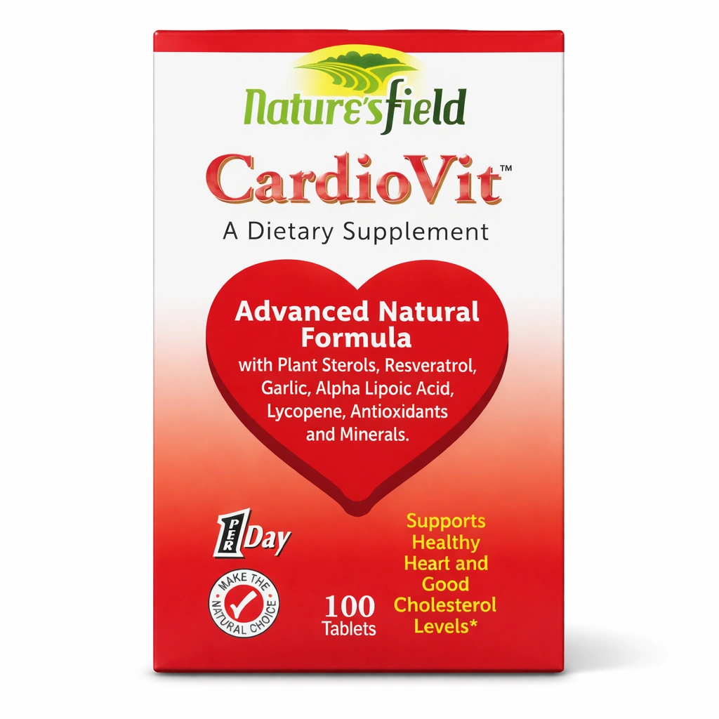 Nature's Field CardioVit Dietary Supplement x 100 Tablets