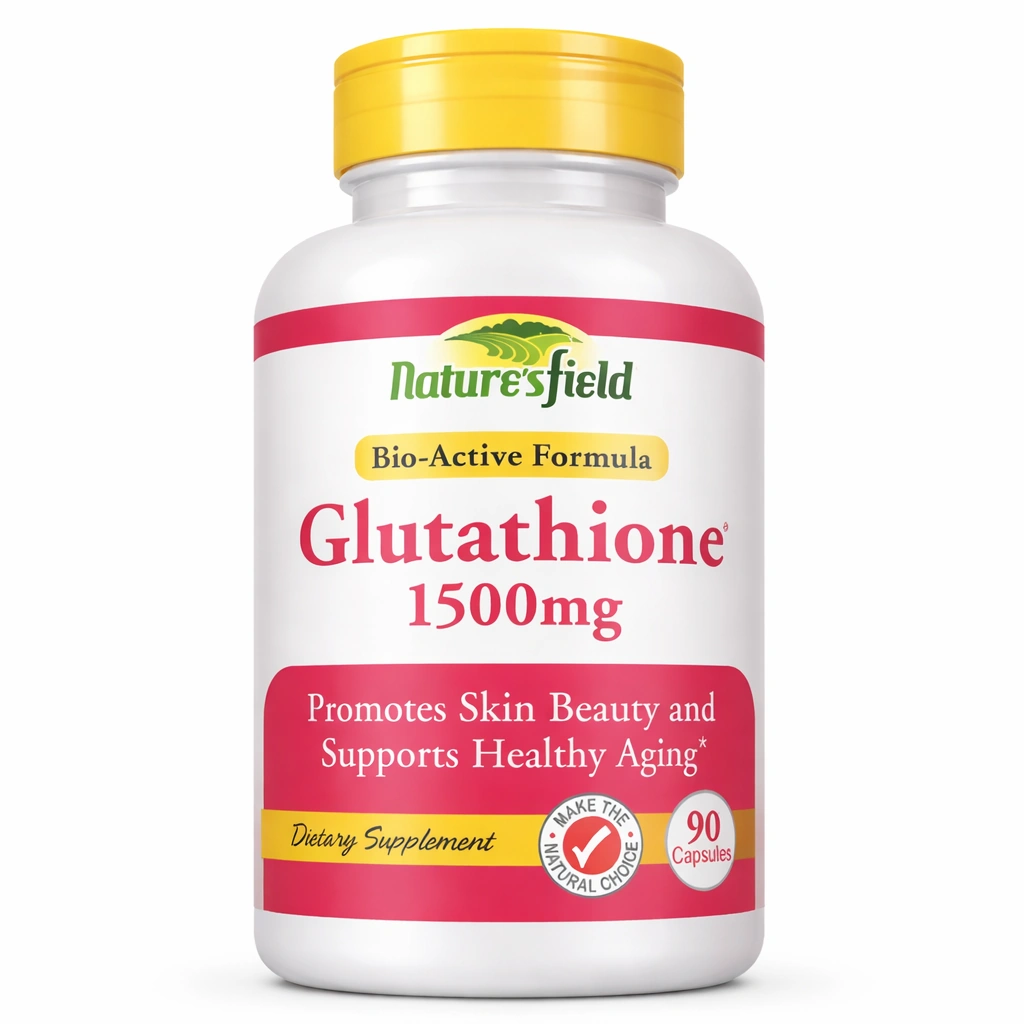 Nature's Field Glutathione 1500 mg Capsules x 90 Capsules