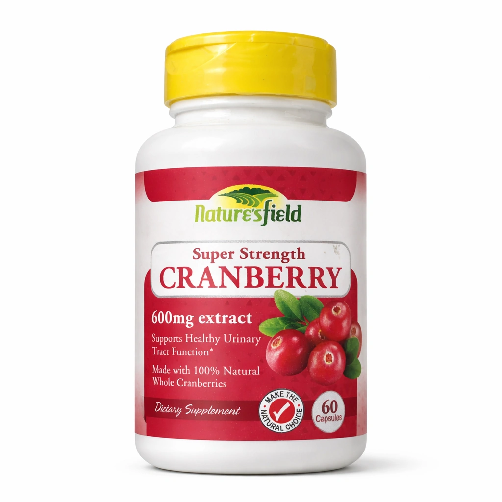 Nature's Field Super Strength Cranberry 600 mg Extract x 60 Capsules