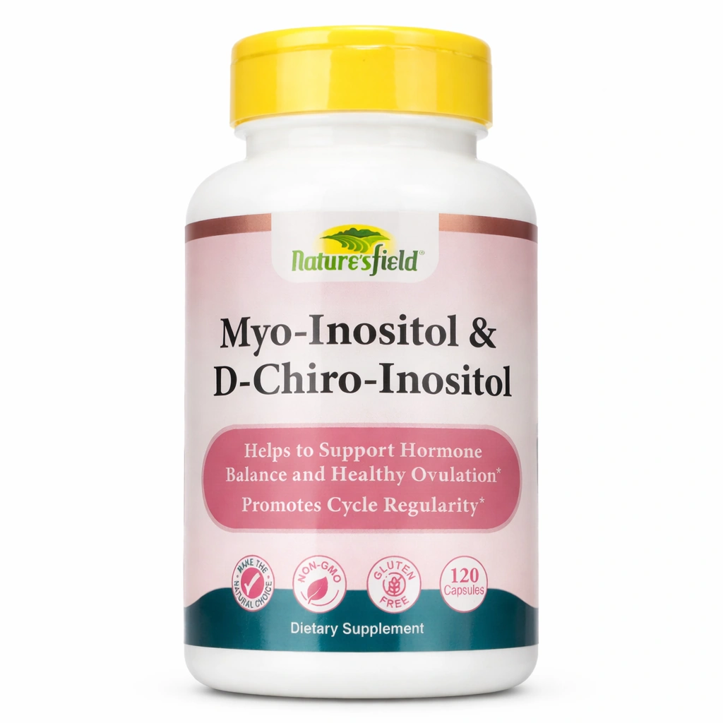Nature's Field Myo-Inositol & D-Chiro-Inositol x 120 Capsules