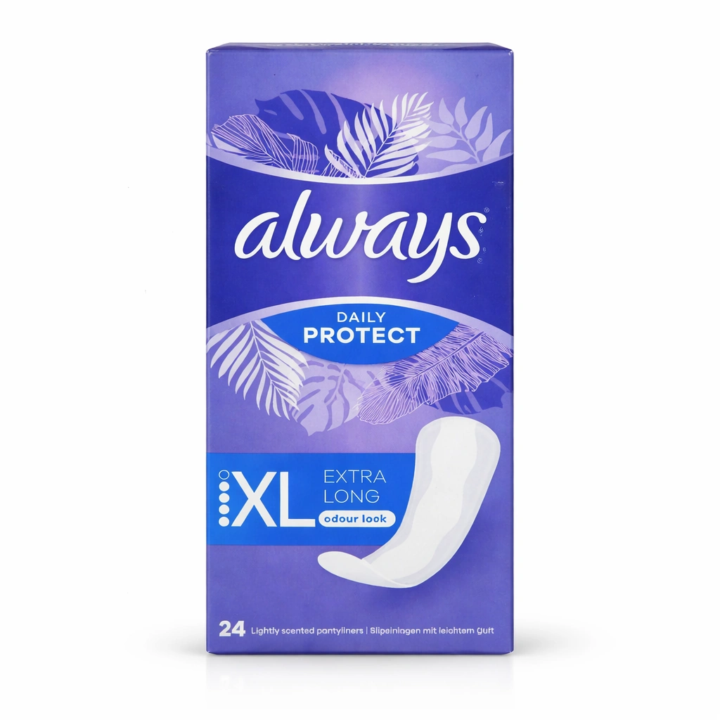 Always Daily Protect XL Extra Long Panty Liners x 24 Liners