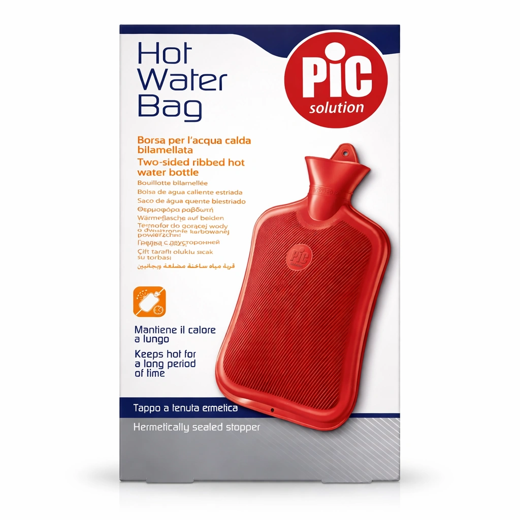 Pic Solution Two-Sided Ribbed Hot Water Bag 2 L x 1 Bag
