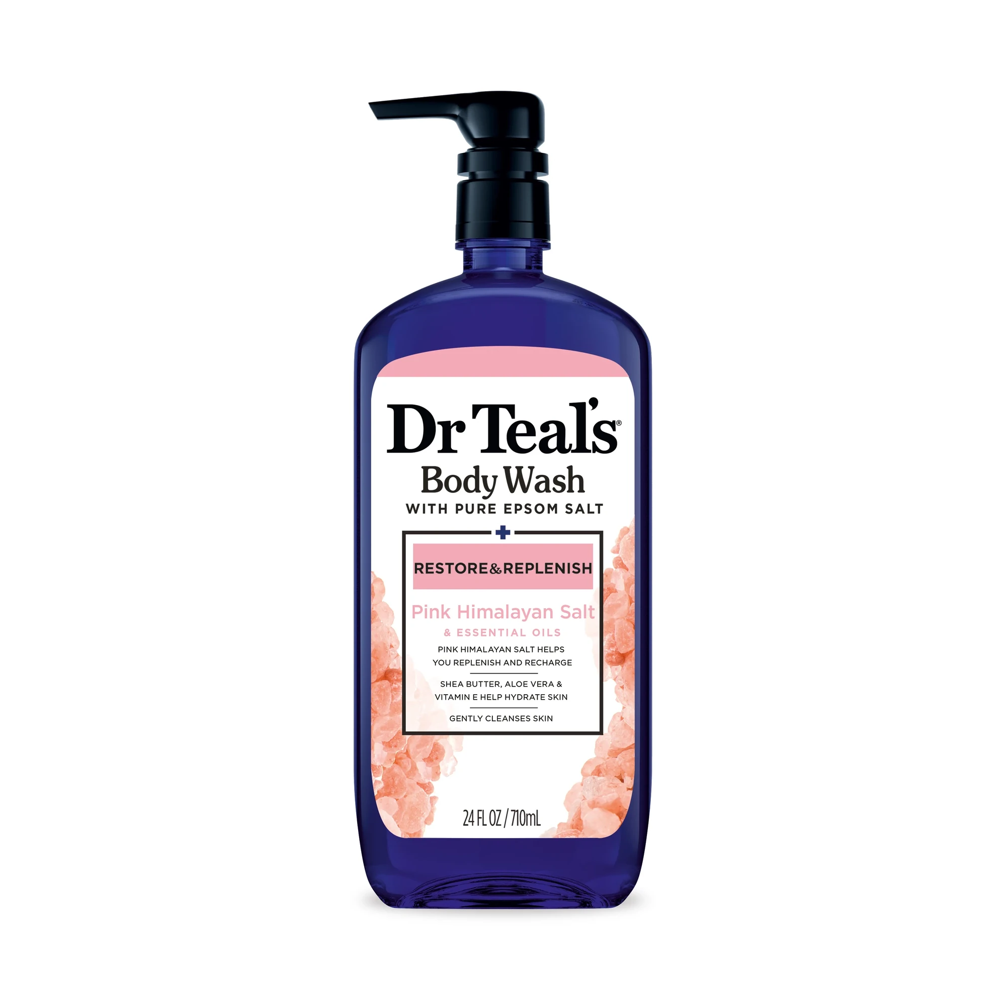 Dr Teal's Body Wash with Pure Epsom Salt 710 ml (24 fl oz) - Pink Himalayan Salt