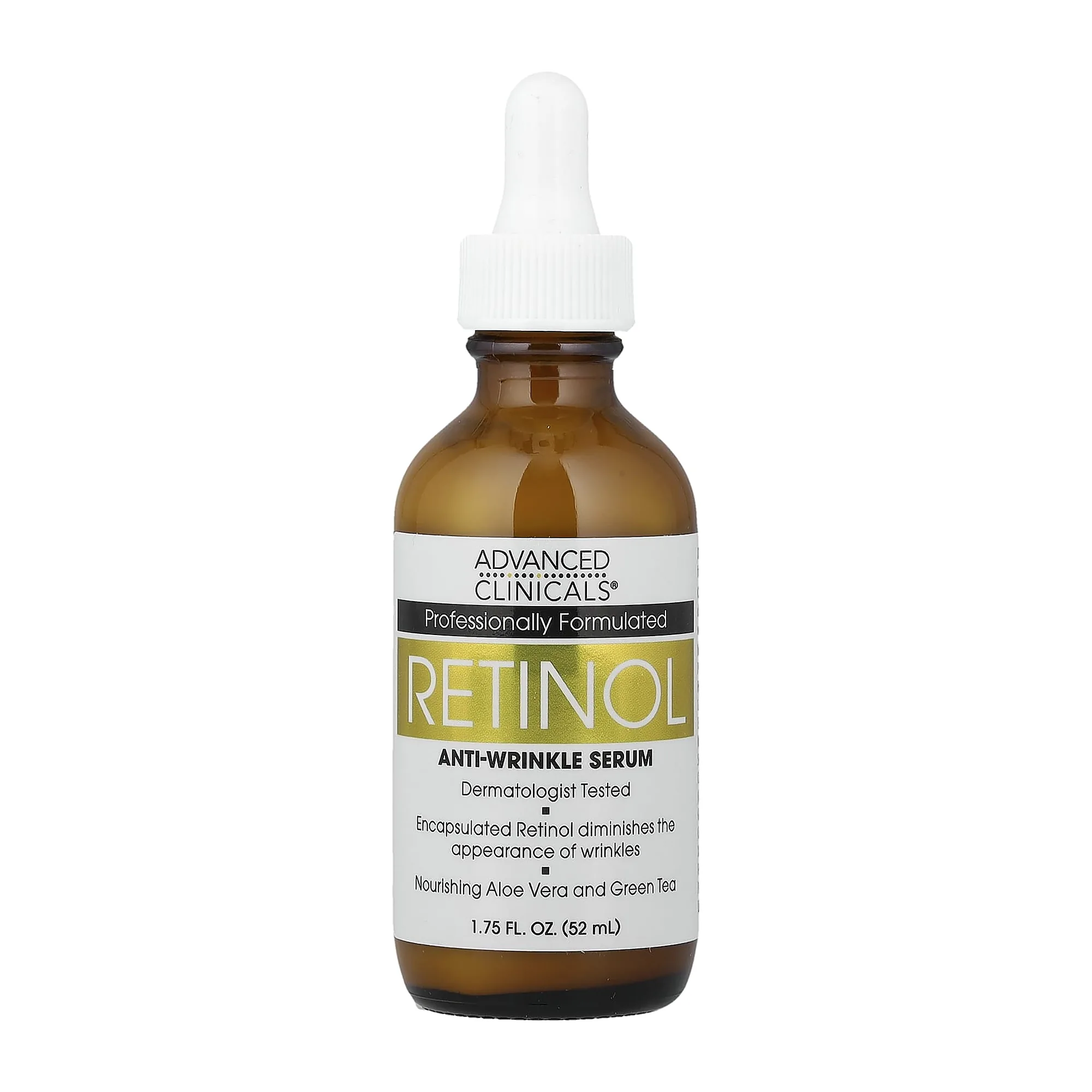 Advanced Clinicals Retinol Serum Anti-Wrinkle 52 Ml (1.75 Fl Oz)
