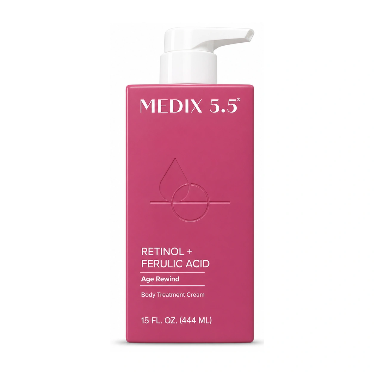 Medix 5.5 Retinol + Ferulic Acid Age Rewind Body Cream 15 fl oz (444 ml)