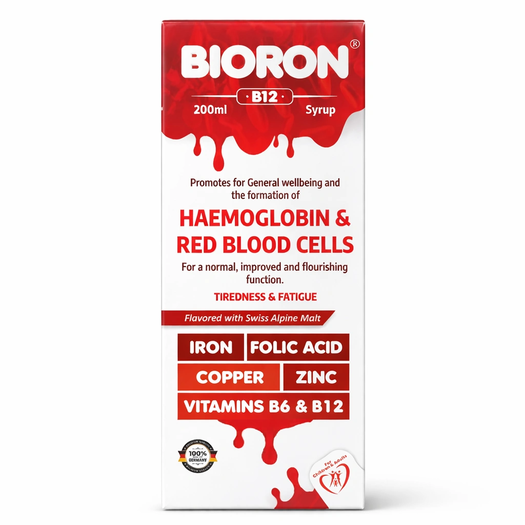Bioron Iron, Zinc and Multivitamin Syrup 200 ml