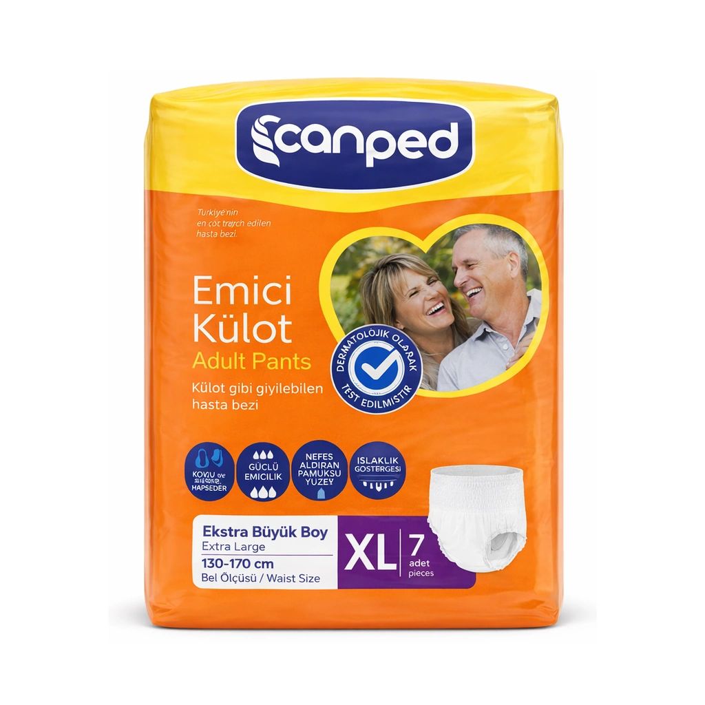 Canped Emici Kulot Adult Pants XL 130-170 cm x 7 pieces