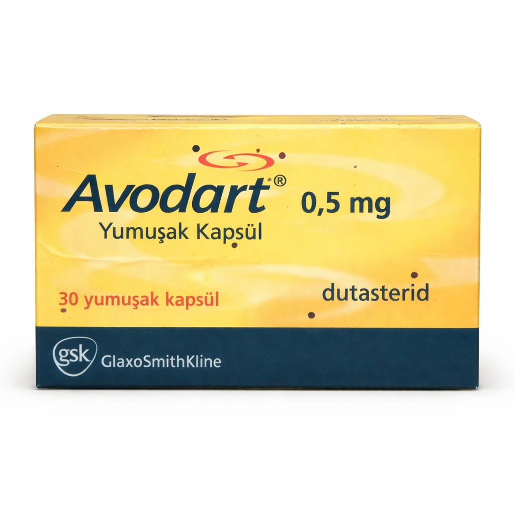 Avodart Dutasteride 0.5 mg Soft Capsules x 30 Capsules