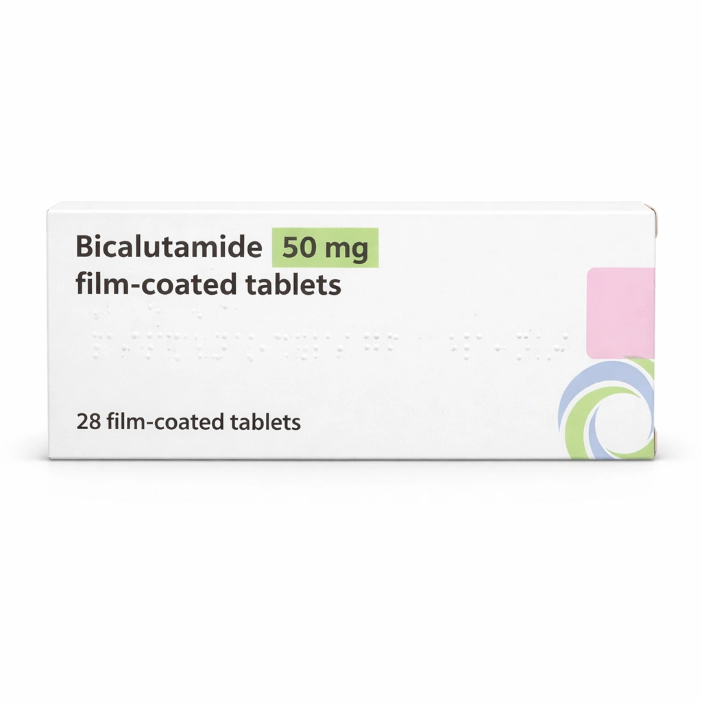 Bicalutamide 50 mg Film-Coated Tablets x 28 Tablets