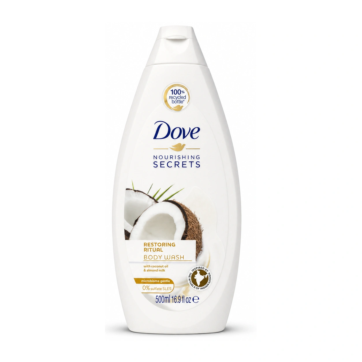 Dove Nourishing Secrets Restoring Ritual Body Wash with Coconut Oil & Almond Milk 500 ml