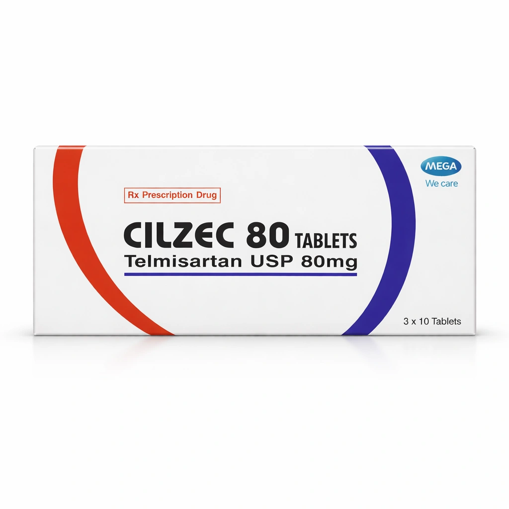 Cilzec 80 Telmisartan Tablets USP 80 mg x 30 Tablets