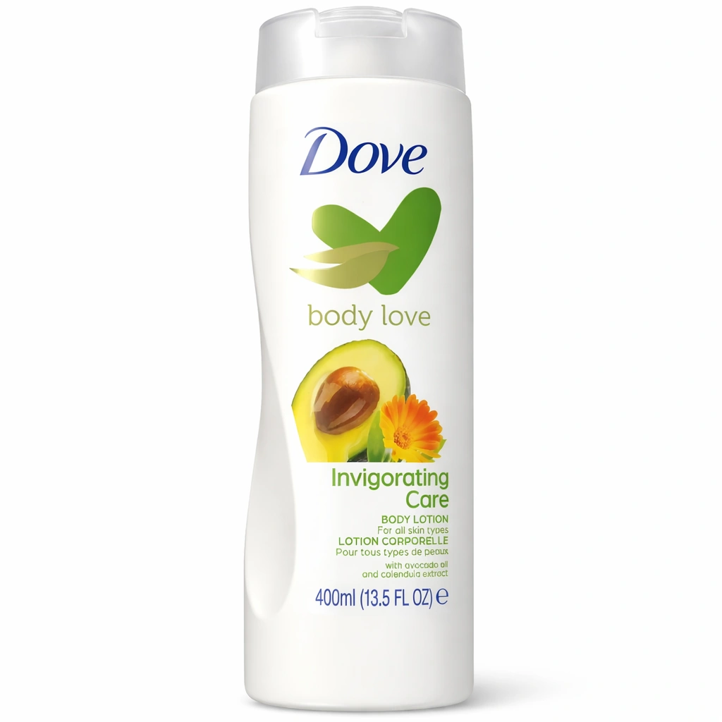 Dove Body Love Invigorating Care Body Lotion with Avocado Oil and Calendula Extract 400 ml