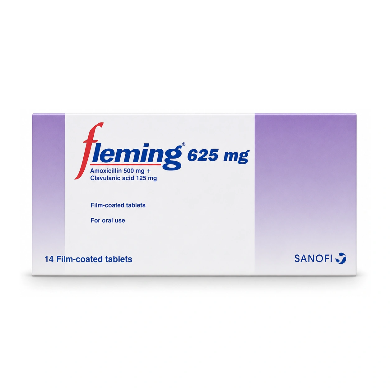 Fleming Amoxicillin 500 mg + Clavulanic Acid 125 mg Film-Coated Tablets x 14 Tablets