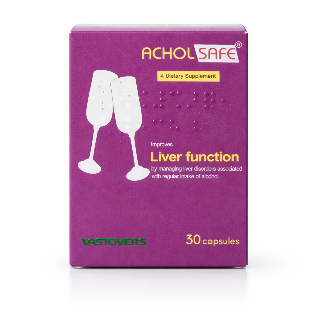 Acholsafe Liver Health Supplement Capsules x 30 Capsules