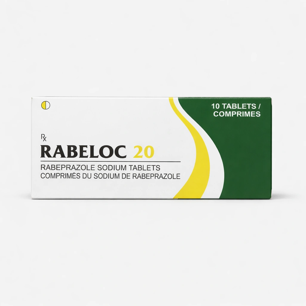 Rabeloc 20 Rabeprazole Sodium Enteric-Coated Tablets x 10 Tablets