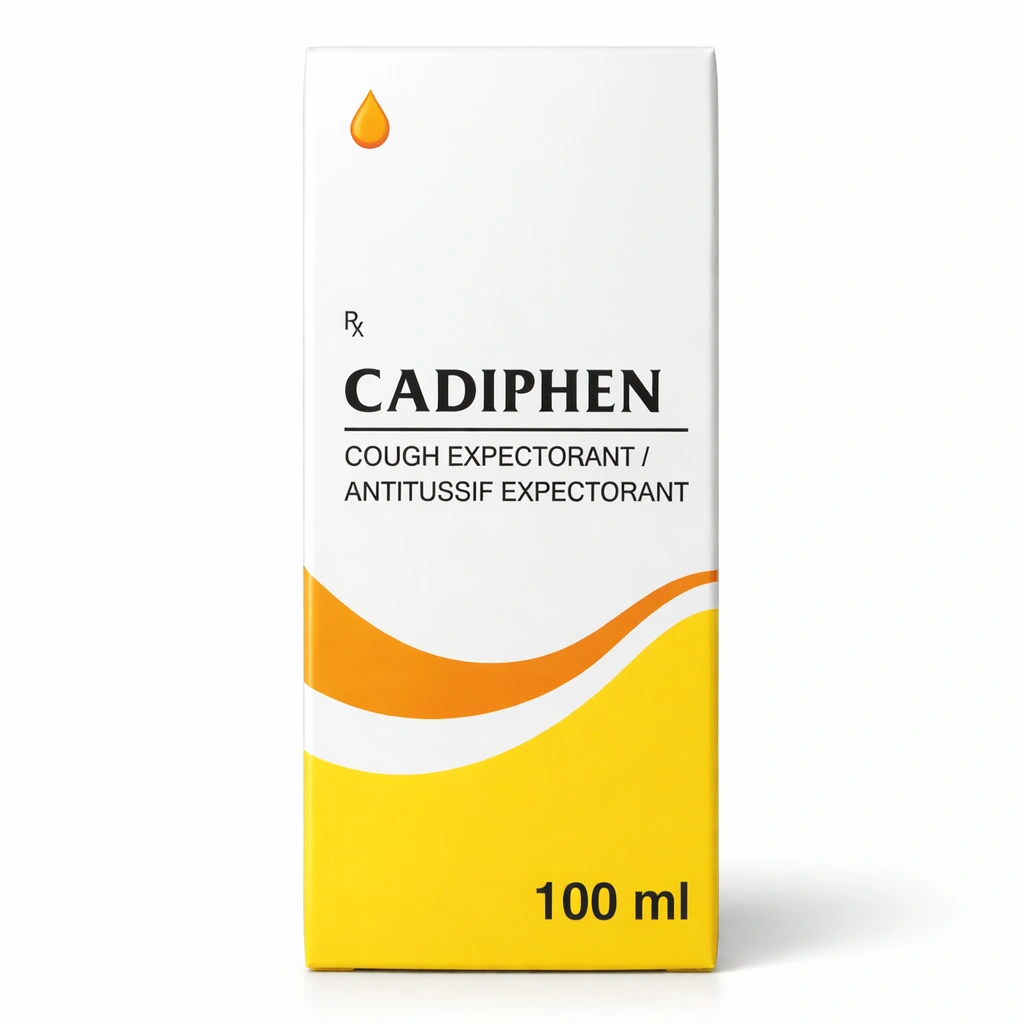 Cadiphen Cough Expectorant Syrup 100 ml