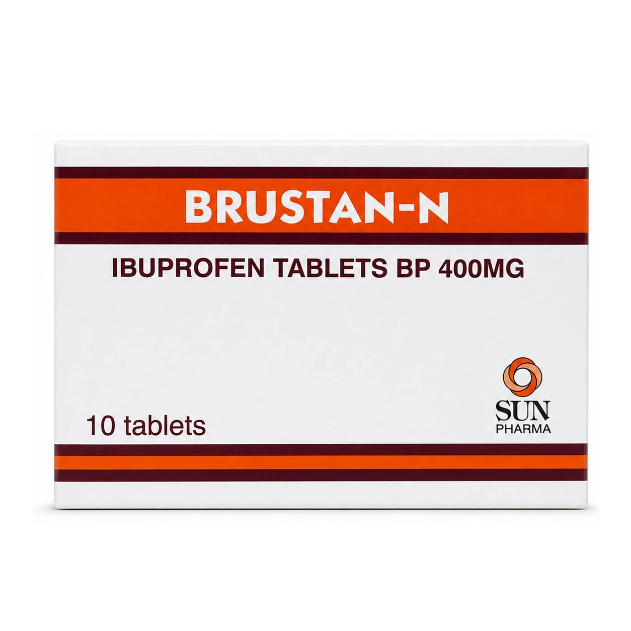 Brustan-N Ibuprofen Tablets BP 400 mg x 10 Tablets