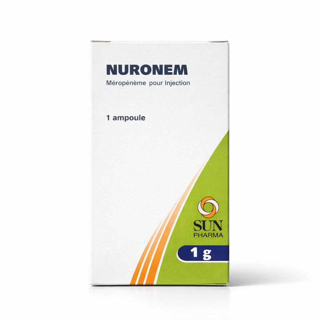Nuronem Meropenem 1 g Powder for Solution for Injection/Infusion x 1 vials