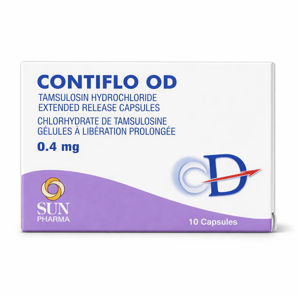 Contiflo OD Tamsulosin Hydrochloride Extended-Release Capsules 0.4 mg x 10 Capsules