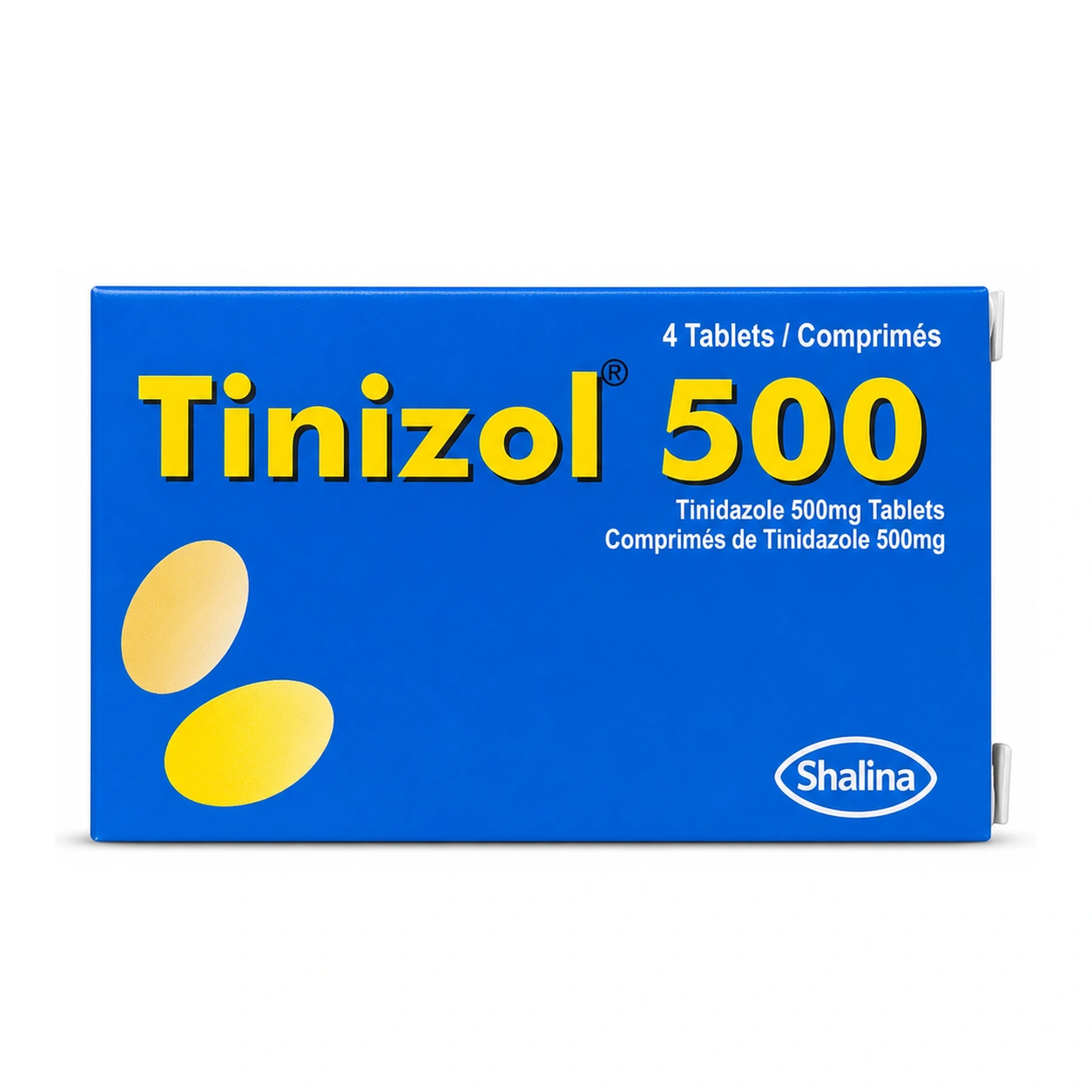Tinizol 500 Tinidazole 500 mg Film-Coated Tablets x 4 Tablets