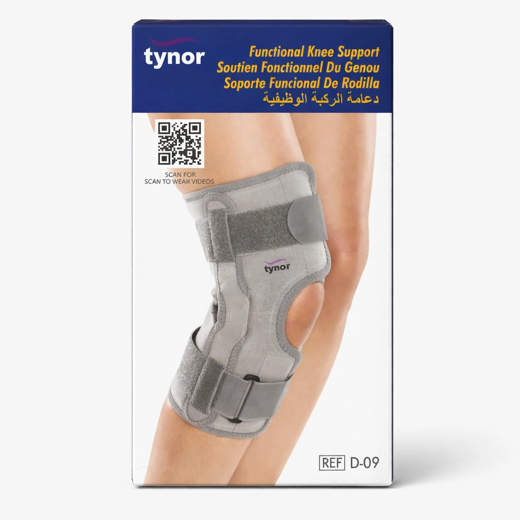 Tynor D-09 Functional Knee Support XL (55-61 cm) x 1 brace