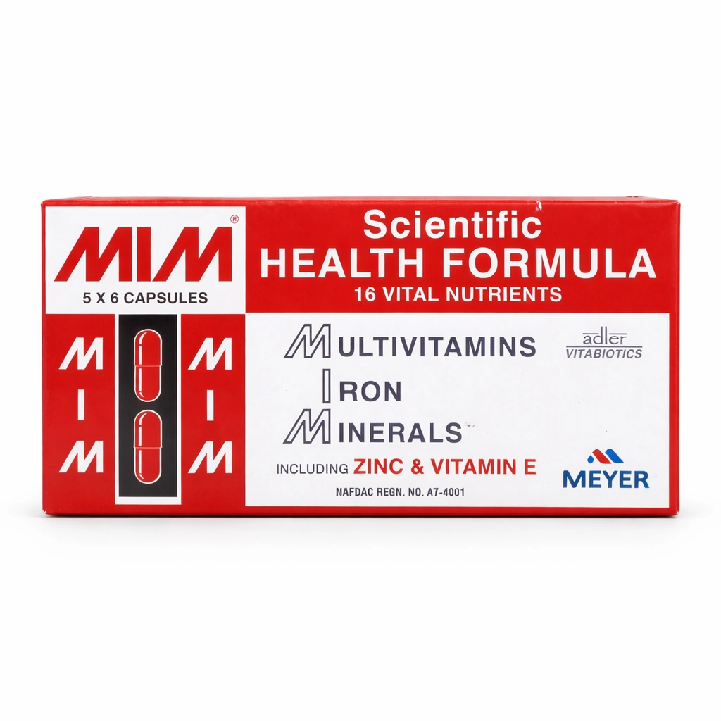 MIM Scientific Health Formula Multivitamins Iron Minerals Capsules x 30 Capsules