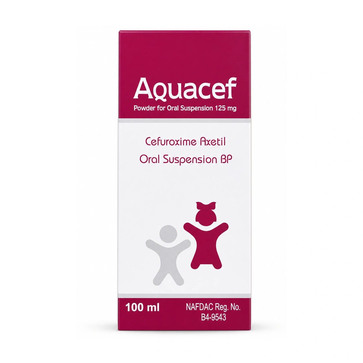 Aquacef Cefuroxime Axetil Powder for Oral Suspension BP 125 mg/5 ml 100 ml