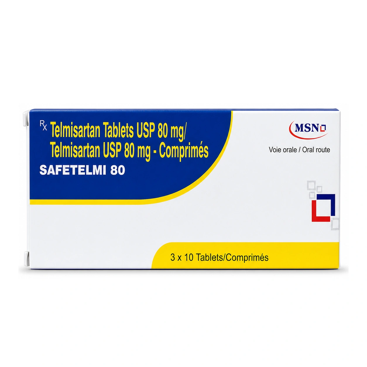 Safetelmi 80 Telmisartan 80 mg Tablets x 30 Tablets