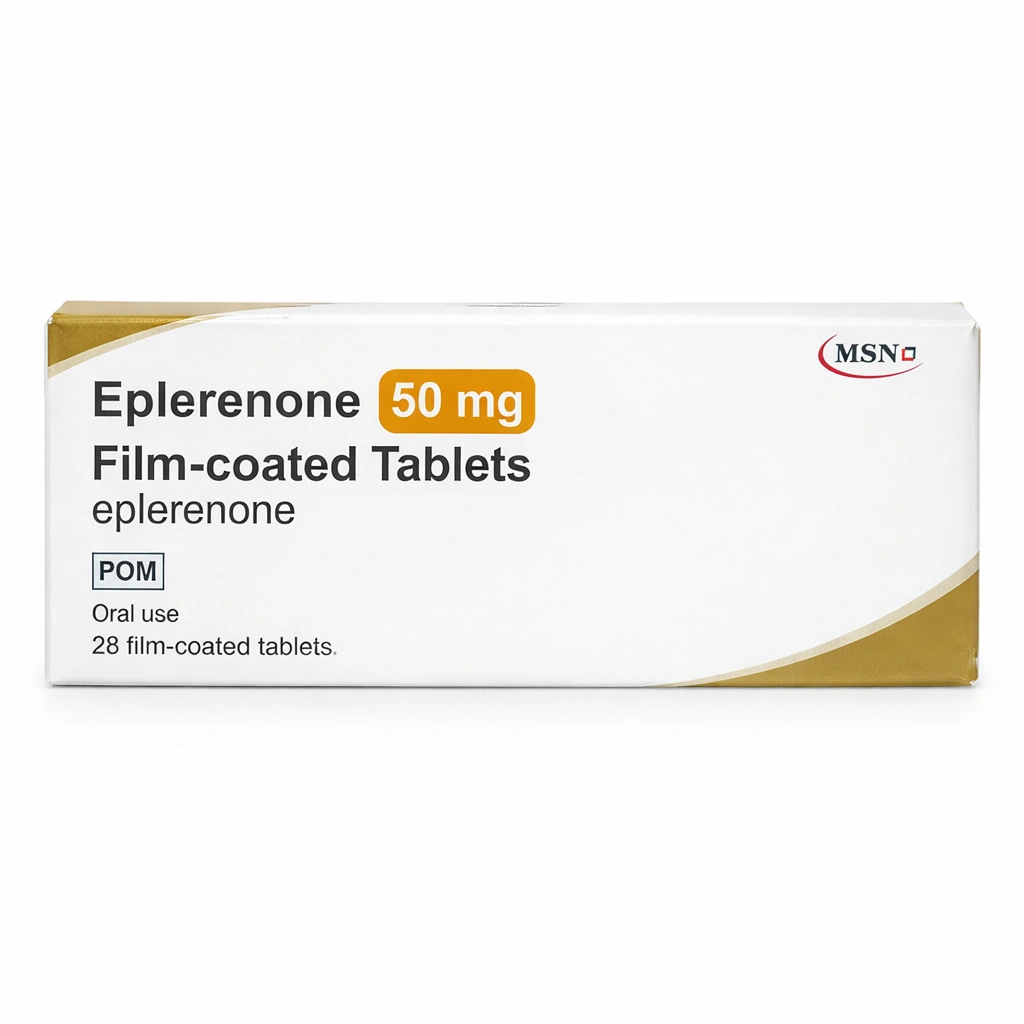 MSN Eplerenone 50 mg Film-Coated Tablets x 28 Tablets