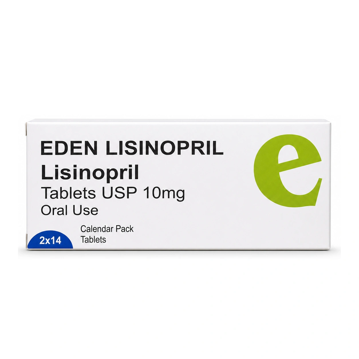 Eden Lisinopril Tablets USP 10 mg x 28 Tablets