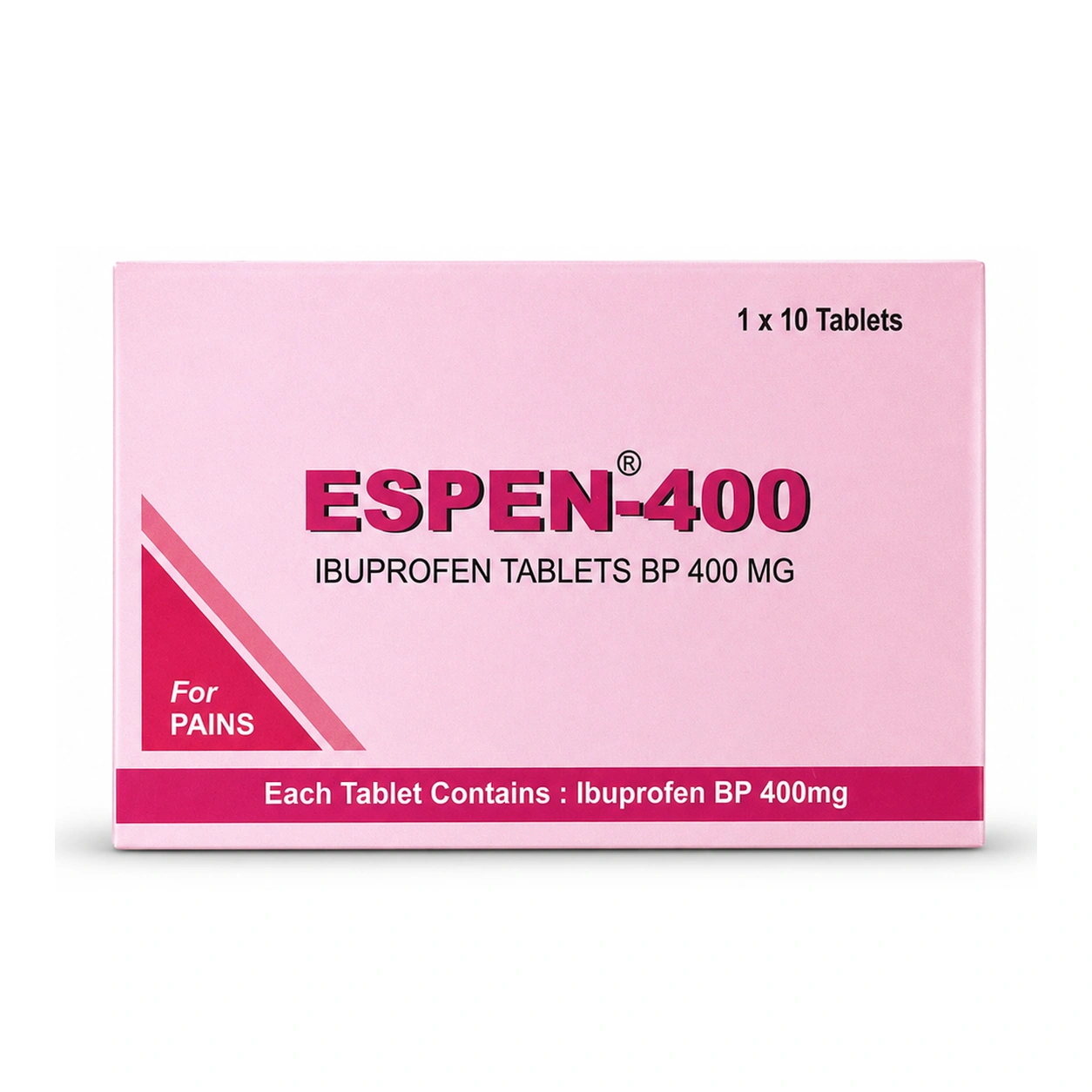 ESPEN-400 Ibuprofen Tablets BP 400 mg x 10 Tablets