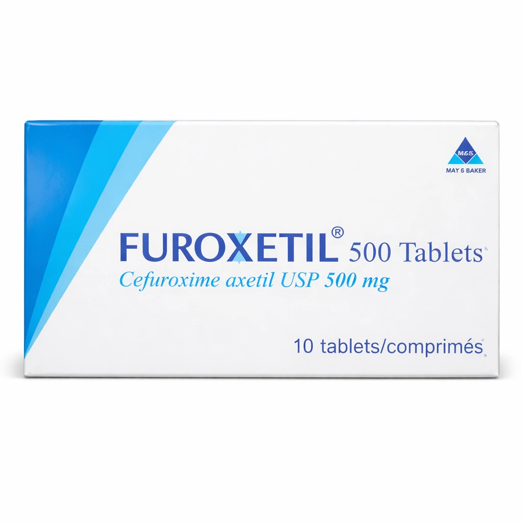 Furoxetil Cefuroxime Axetil 500 mg Film-Coated Tablets x 10 Tablets