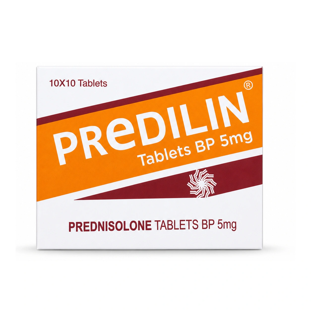 Predilin Prednisolone Tablets BP 5 mg x 100 Tablets