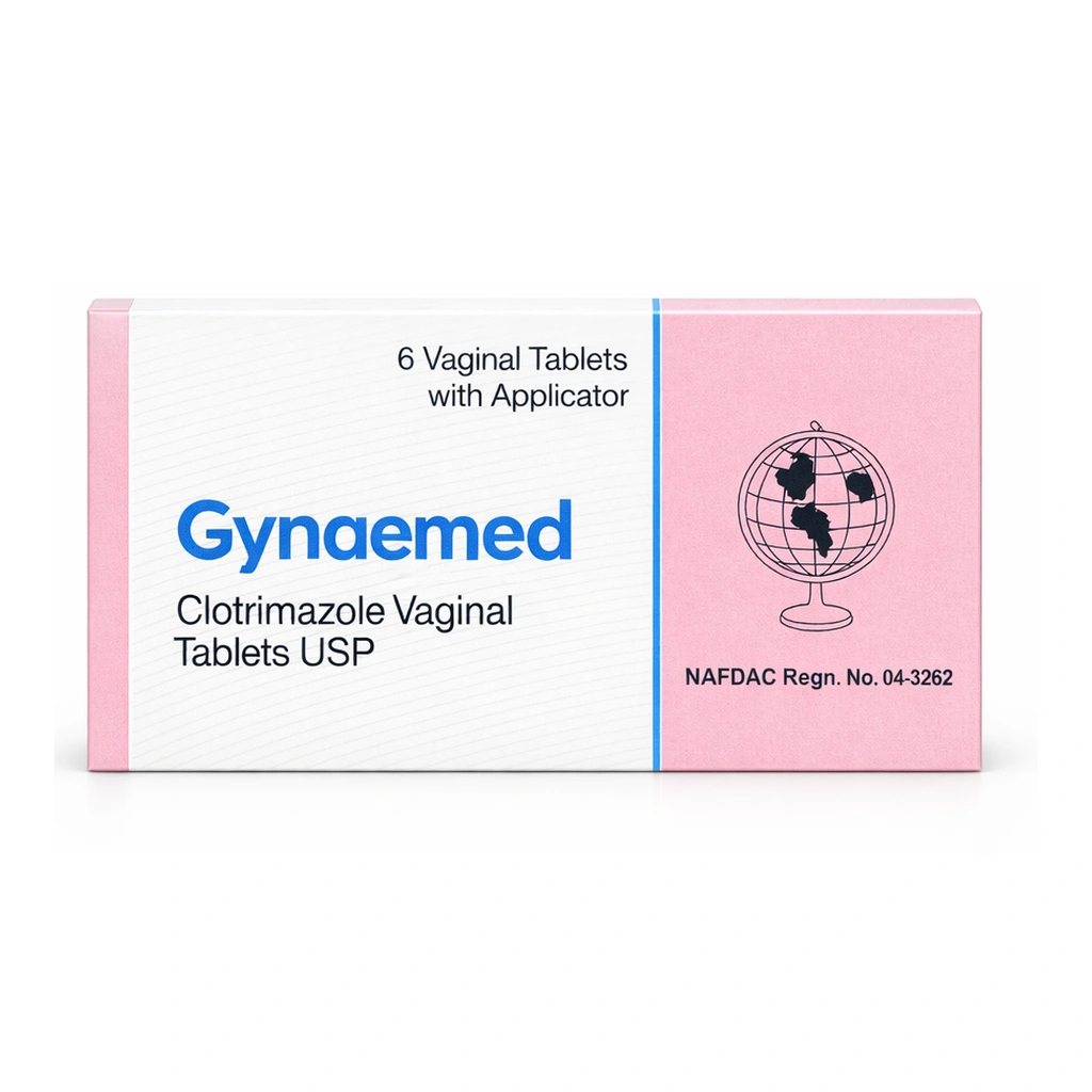 Gynaemed Clotrimazole Vaginal Tablets USP 100 mg x 6 Tablets with Applicator
