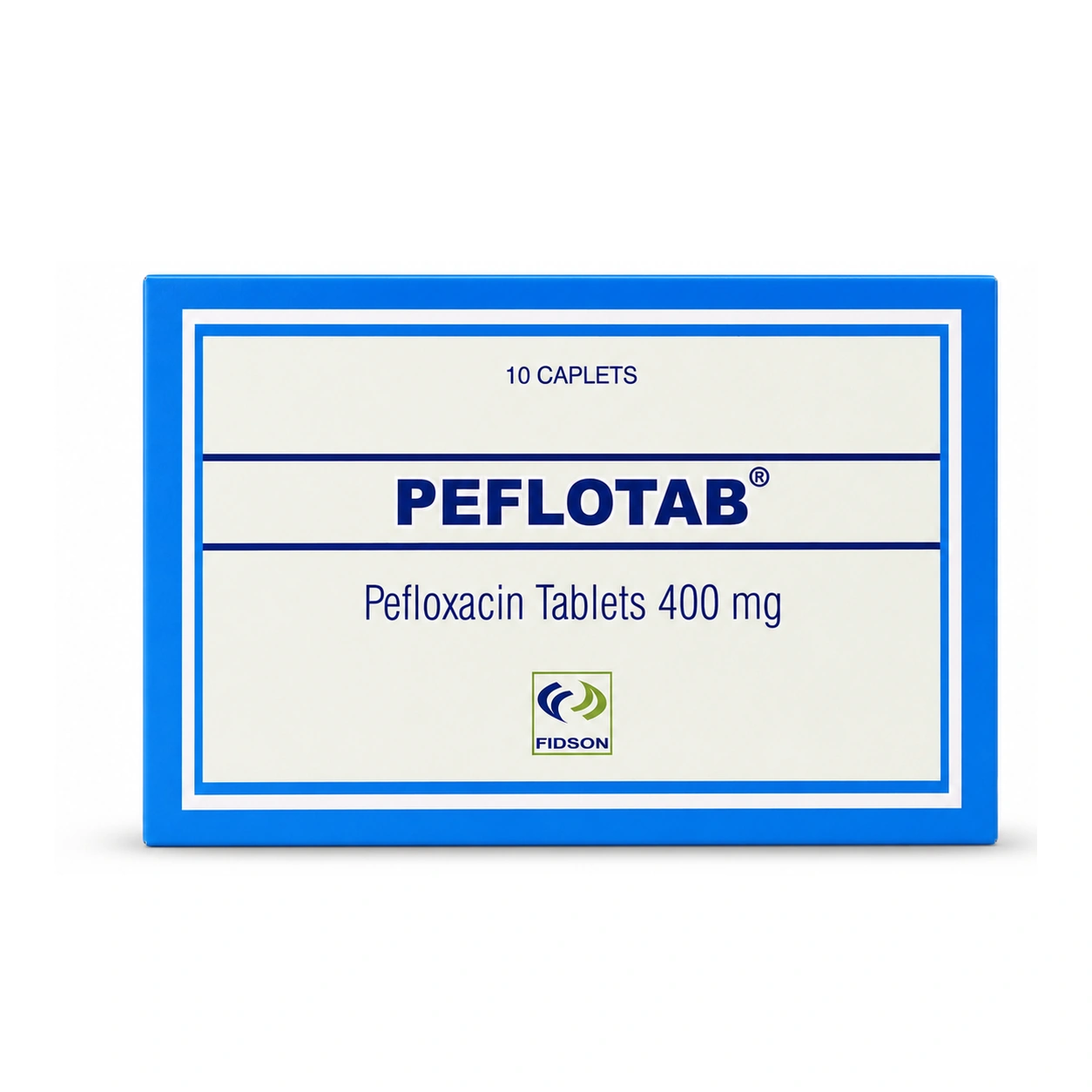 Peflotab Pefloxacin 400 mg Caplets x 10 caplets