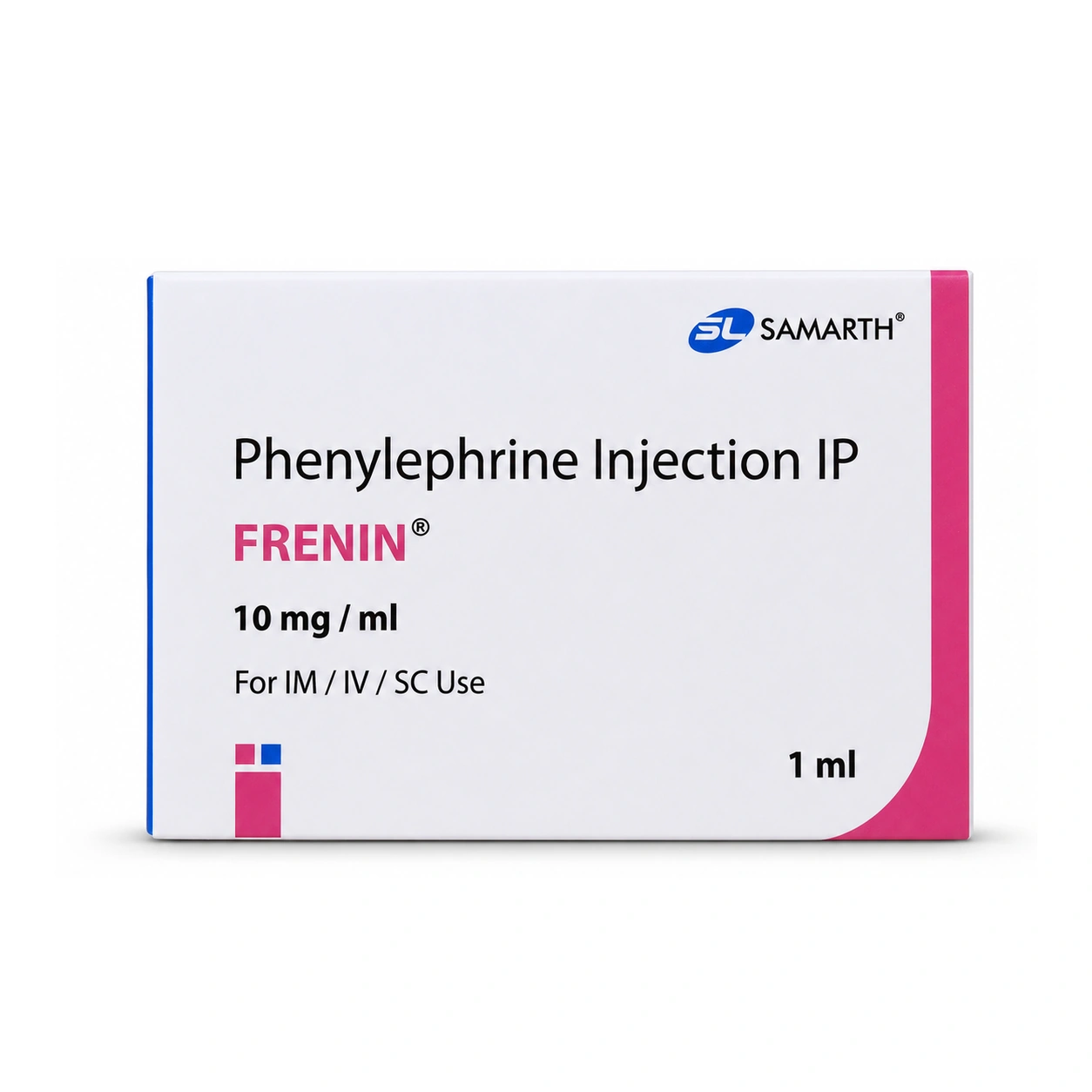 Frenin Phenylephrine Hydrochloride Injection IP 10 mg/1 ml 1 ml
