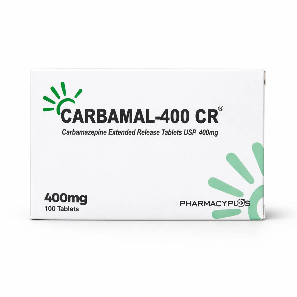 Carbamal-400 CR Carbamazepine Extended-Release Tablets USP 400 mg x 100 Tablets