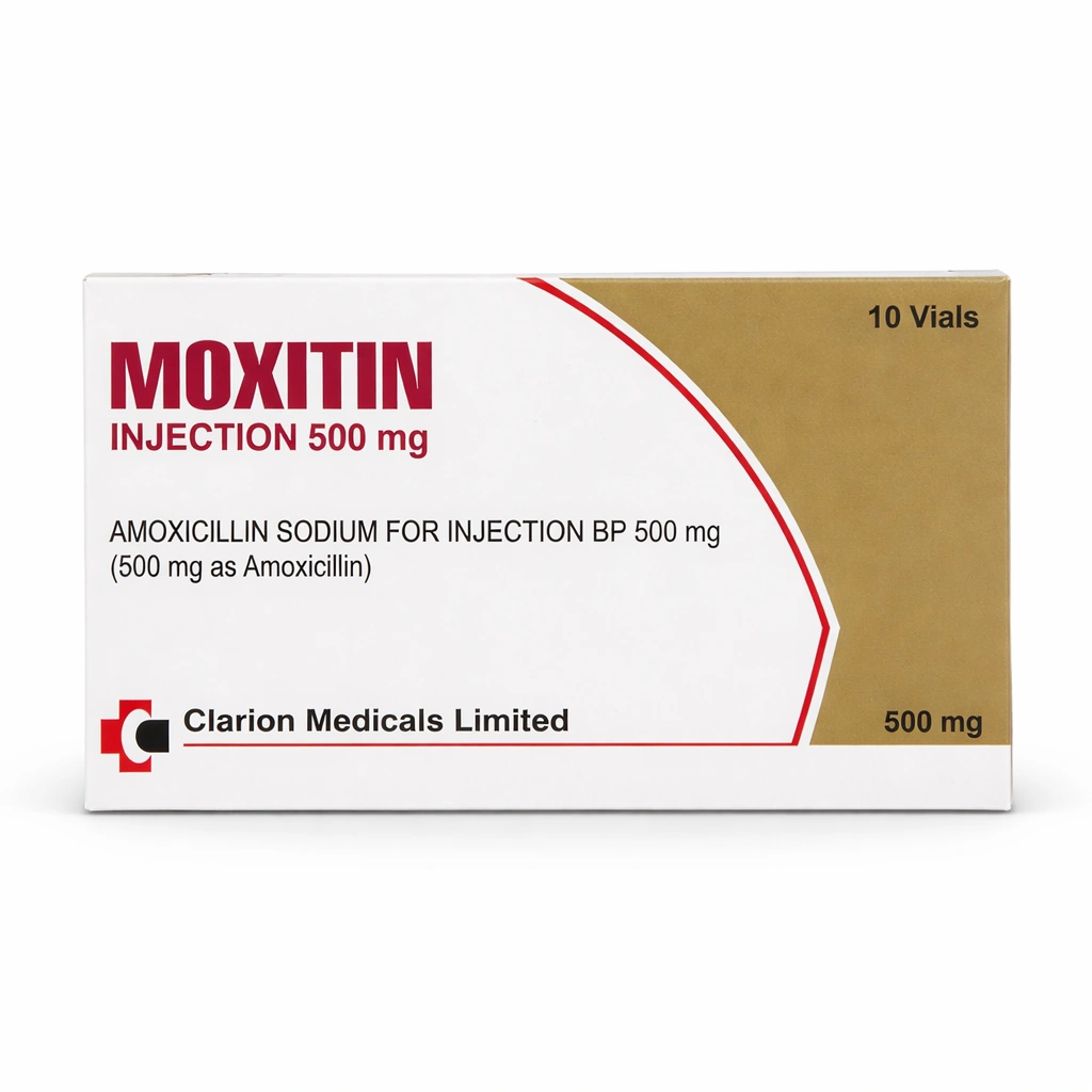 Moxitin Amoxicillin Sodium for Injection 500 mg x 10 vials