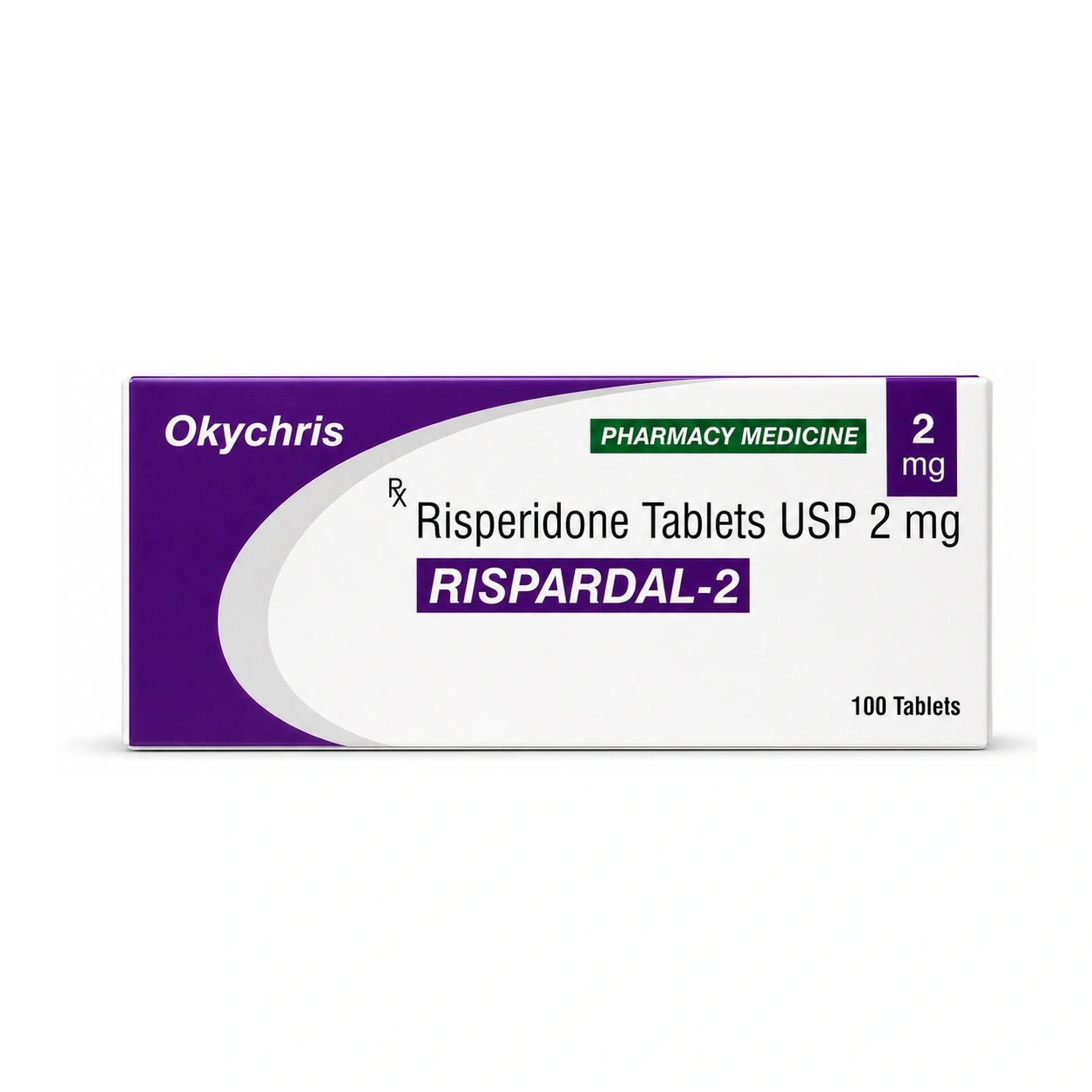 Rispardal-2 Risperidone 2 mg Tablets x 100 Tablets