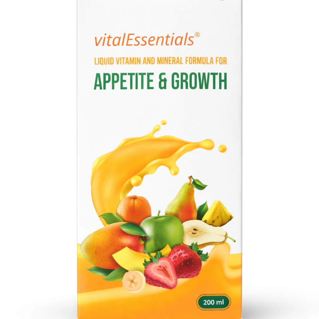 vitalEssentials Appetite & Growth Liquid Vitamin and Mineral Formula 200 ml